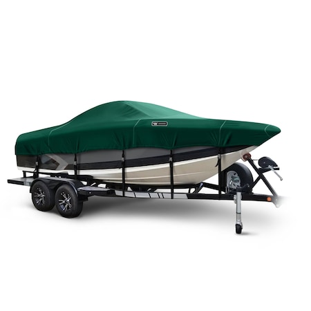 Eevelle Windstorm Boat Cover SKI BOAT Tournament Inboard 18' 6in. L 84in. W Green WSTURSK1884-HTR